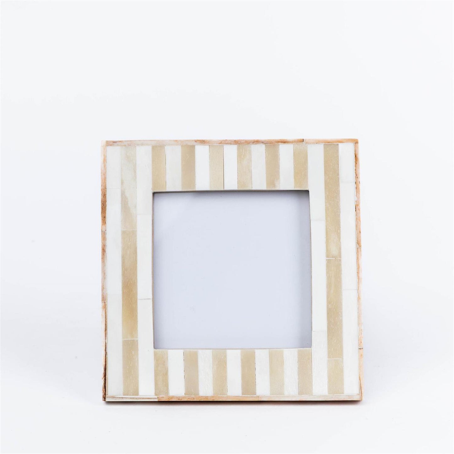 Photo Frame Bone Inlay Natural Stripe