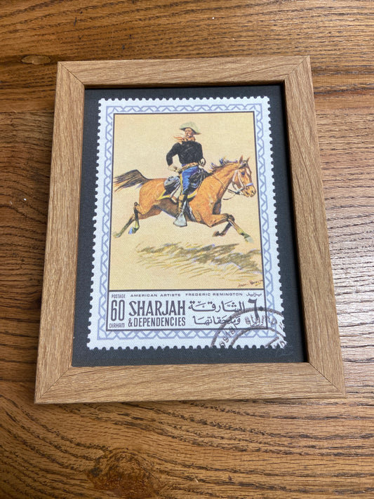 68673T Cowboy Water Color 9x7