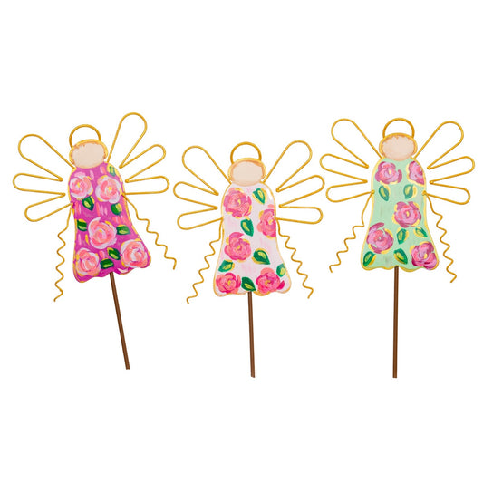 Pink Fanciful Metal Angels