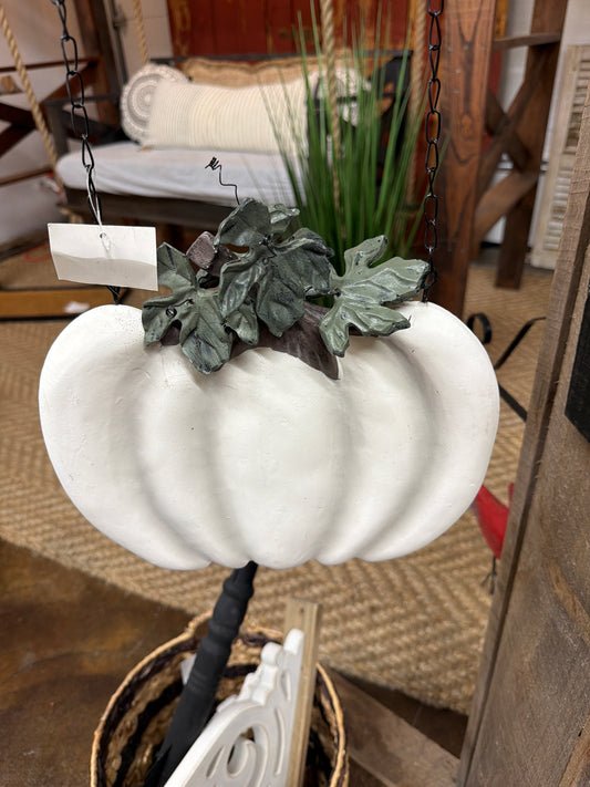 B8096-WH 10" Resin Whitewashed Pumpkin Arrow Replacement KK