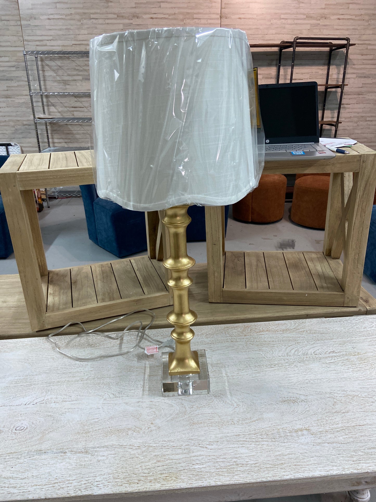 White Romy Table Lamp