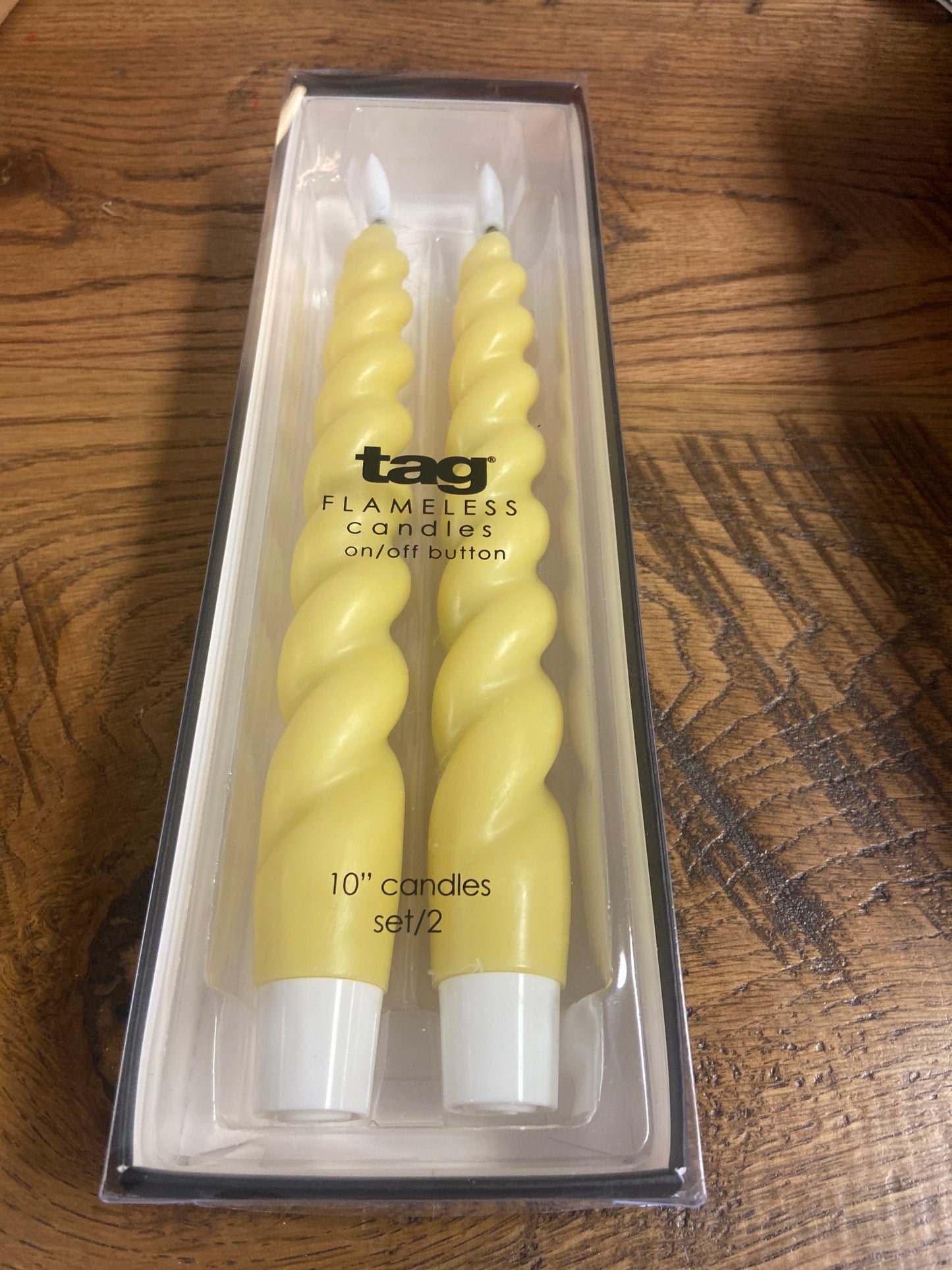 Spiral Led Taper Candles