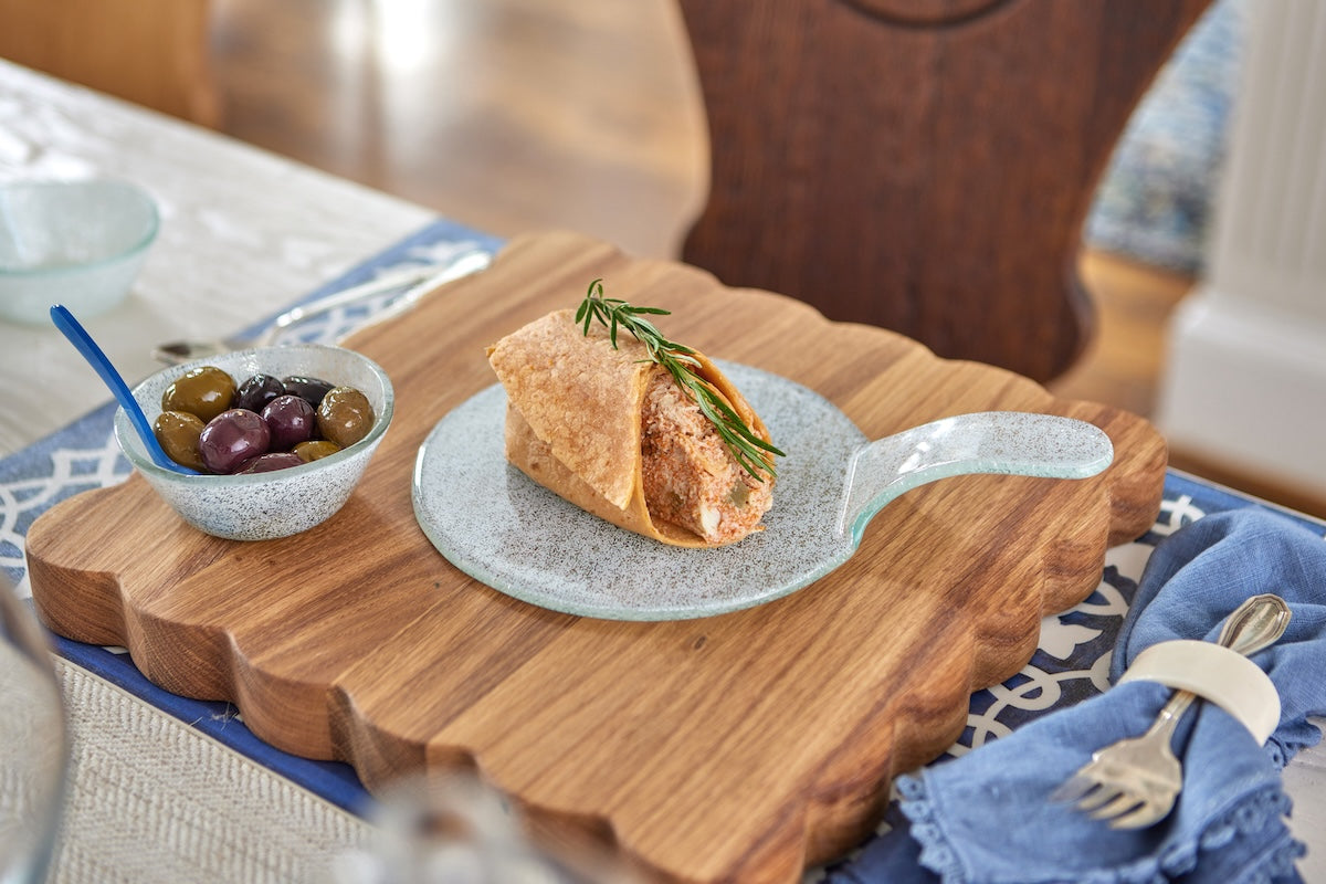 Glass Stacking Appetizer Plate