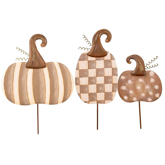Metal Pumpkins 3 Sizes