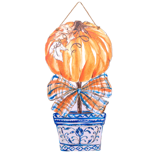 Pumpkin Door Hanger