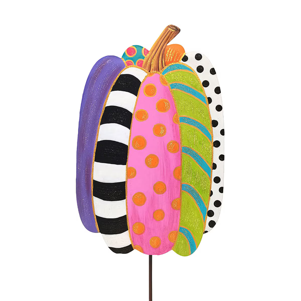 Multi-Color Tall Modern Party Pumpkin