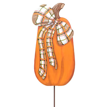 Modern Plaid Pumpkin-LARGE