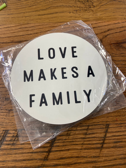 Love Makes a Family Magnet Attachment