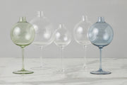 6 Clear Wine Glass Vase Small