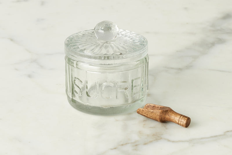 6 Bistro Glass Sugar Cellar