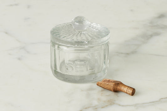6 Bistro Glass Salt Cellar
