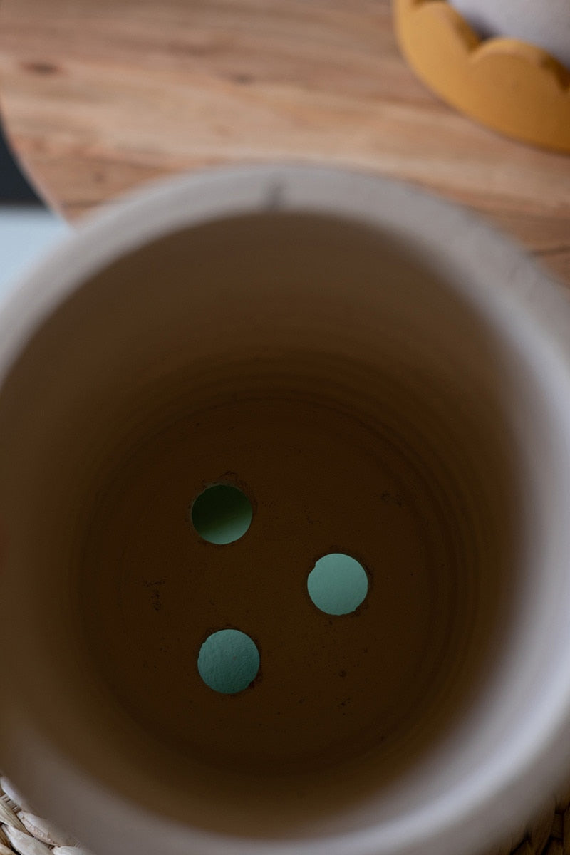Scalloped Clay Planter 3 sizes