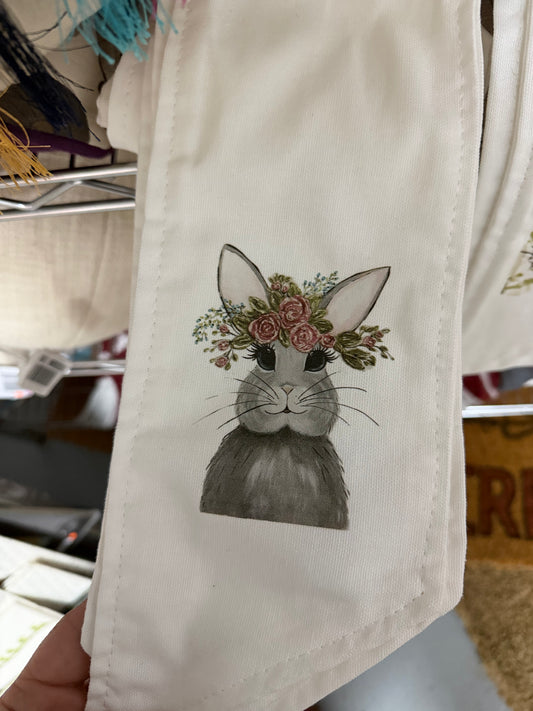 Wreath Sash (Bunny with Flowers)