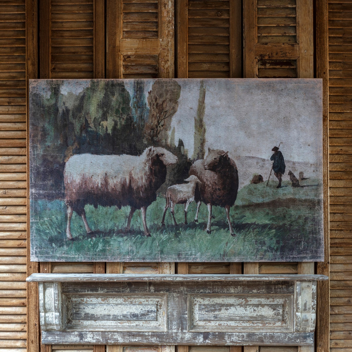 Pastorial Sheep Print              (25)