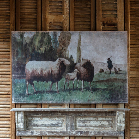Pastorial Sheep Print              (25)