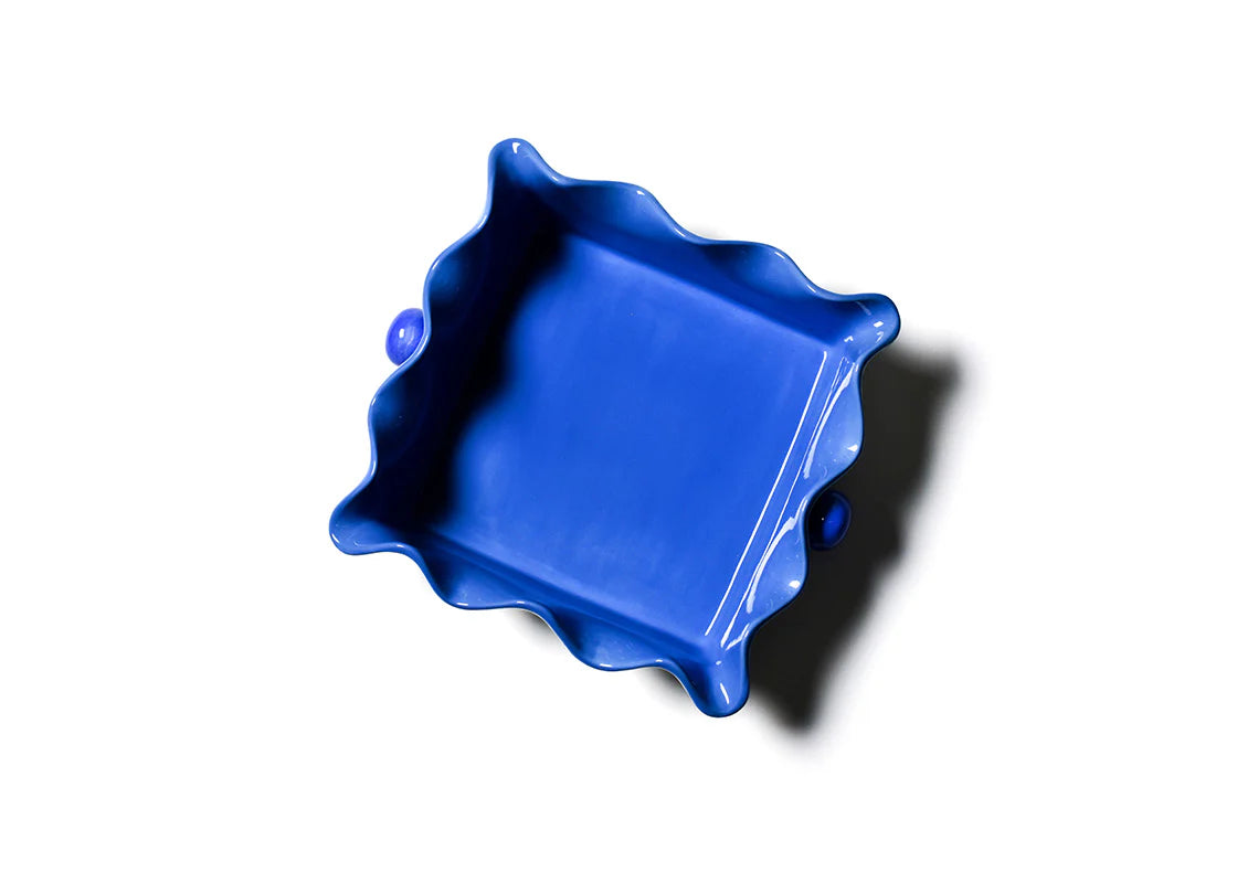 Iris Pip Square Ruffle Casserole Dish