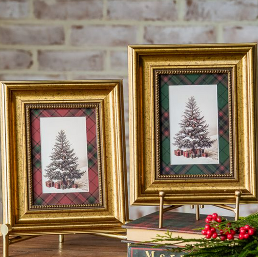 5 X 7 Plaid Christmas Tree Frame