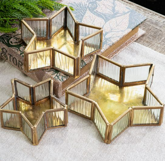Glass Star Tray 3 Sizes Available
