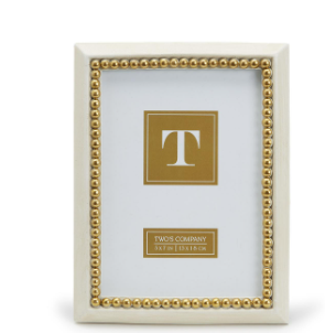 Gold Beads 5x7 Frame