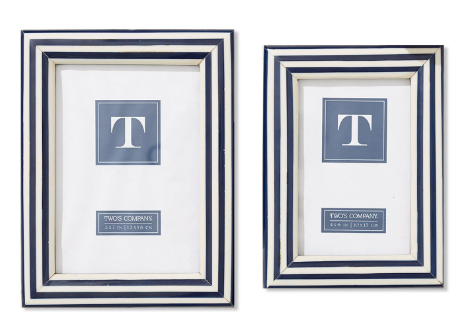 Navy Striped Frame