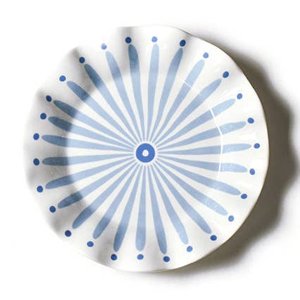 Iris Blue Salad Plate