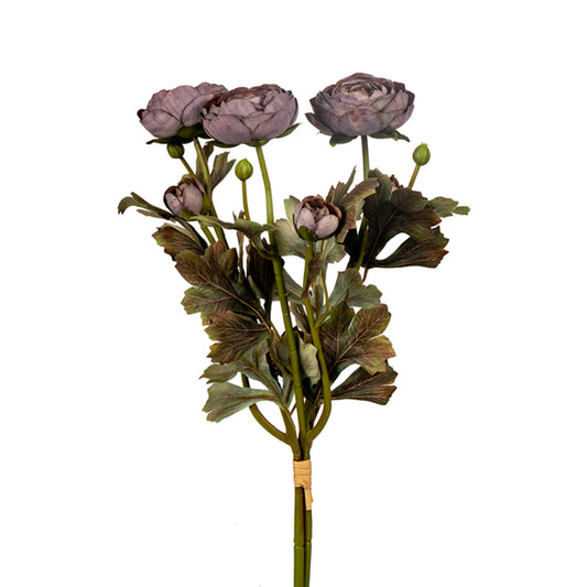 20" Ranunculus Bundle-Plum