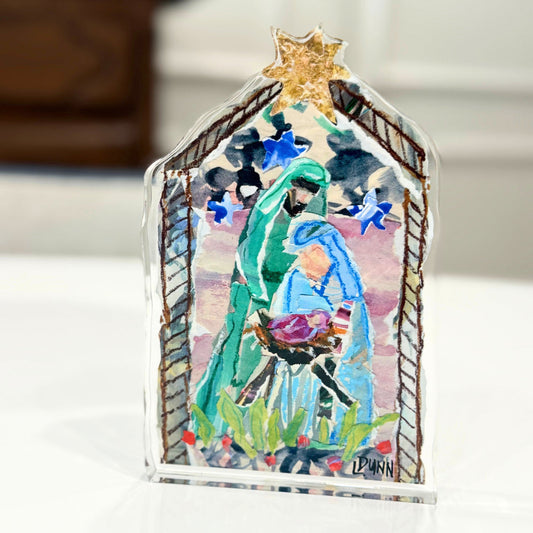 Lauren Dunn Holy Family Acrylic