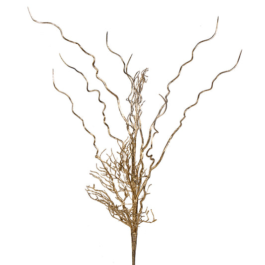41" Twig Spray Platinum