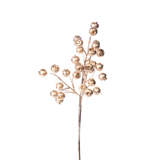 18" Pomegranate Pick Gold