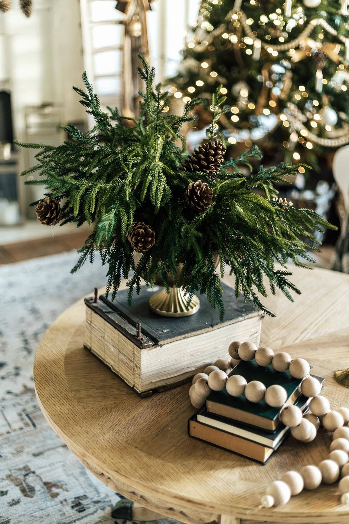 6 17‘’T Soft Touch Artificial Winter Pine Evergreen Branch: Style A