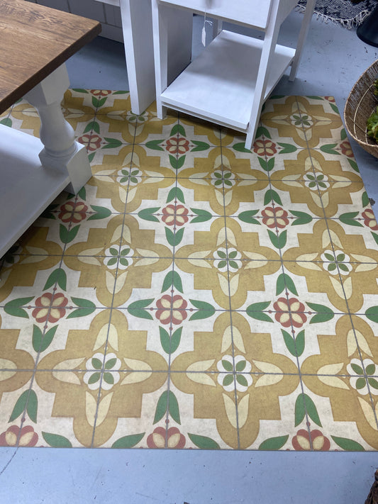 Pattern 33 Bright and Early 52x76 Vinyl Rug