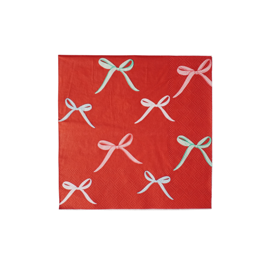 6 Ornaments & Bows Napkin