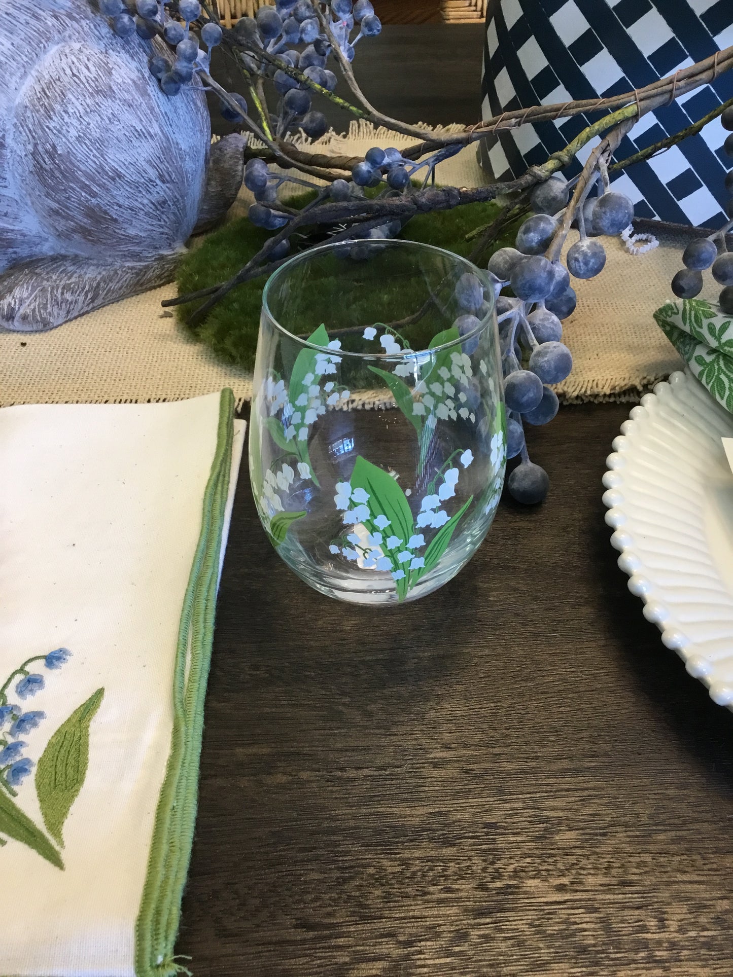 54532 Lily Stemless Wine Glass
