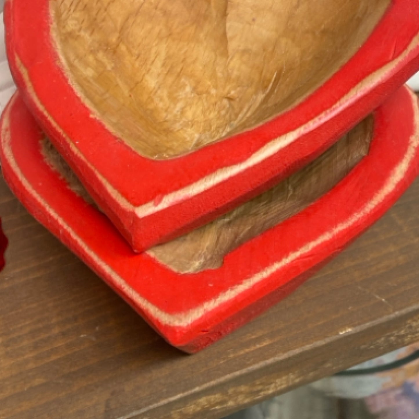 98353 Baby Heart Doughbowl Red, White, Black                 (25)