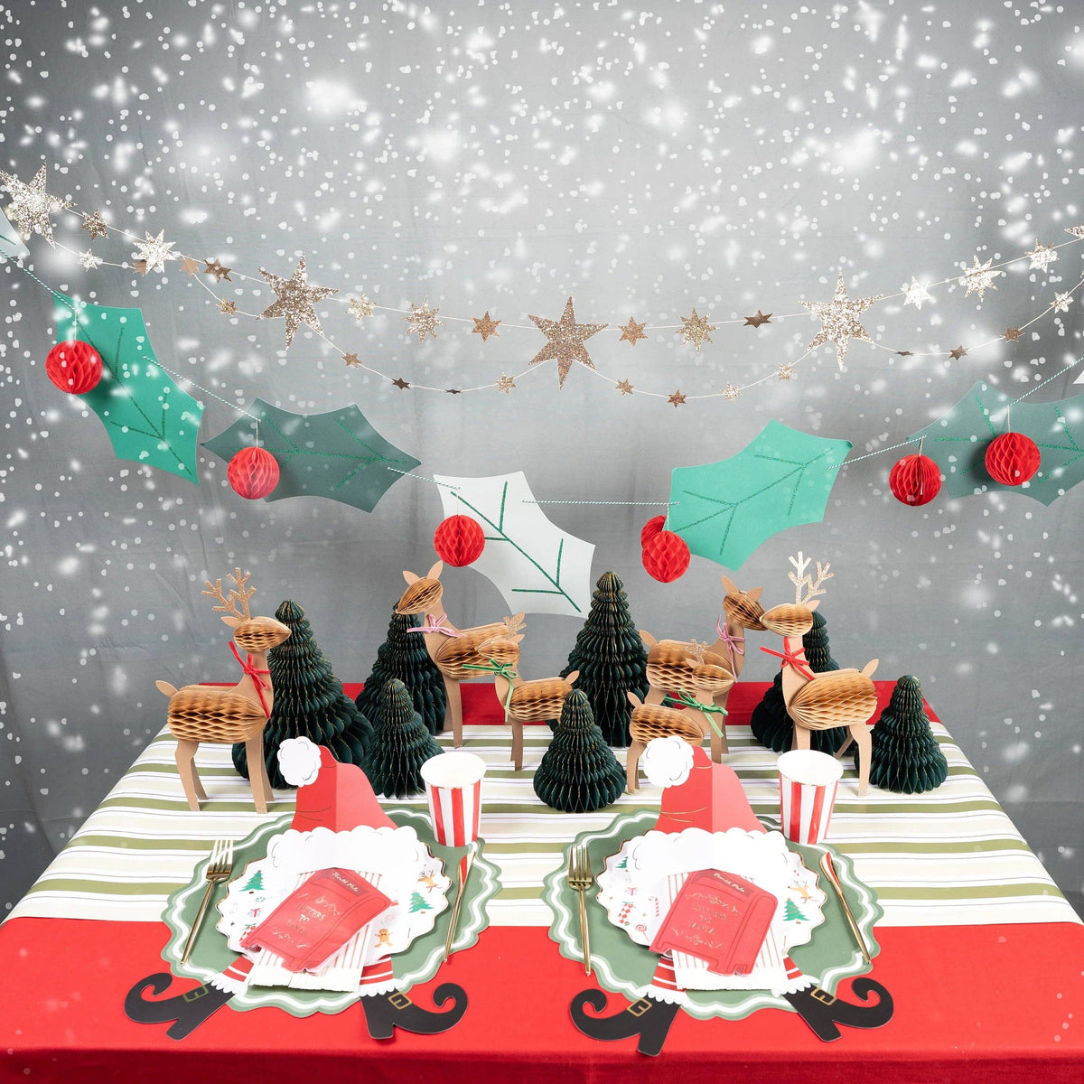 (6) Elf Legs Paper Table Accents