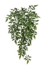 Green Hanging Leaf Spray.        (25)