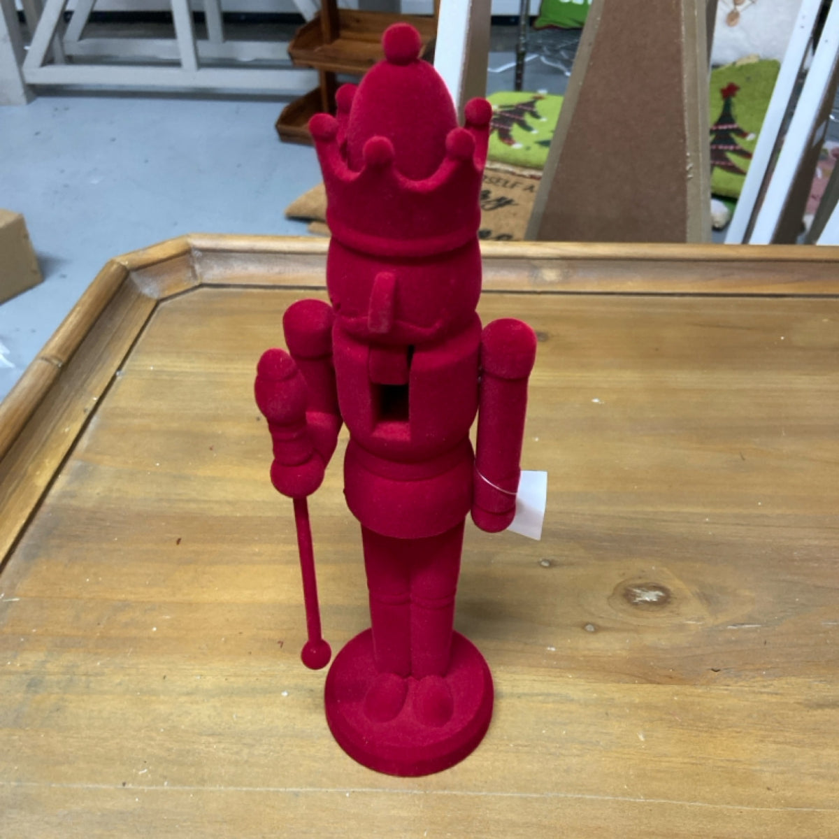 6 55601RD Red Velvet Nutcracker