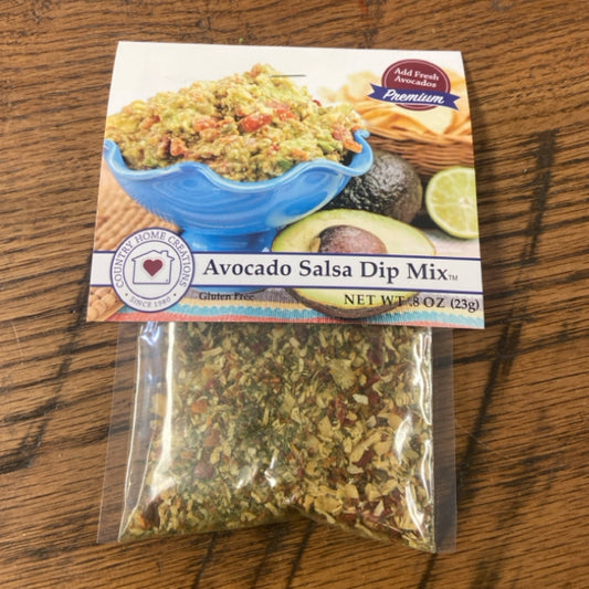 6 10252 Avocado salsa dip mix