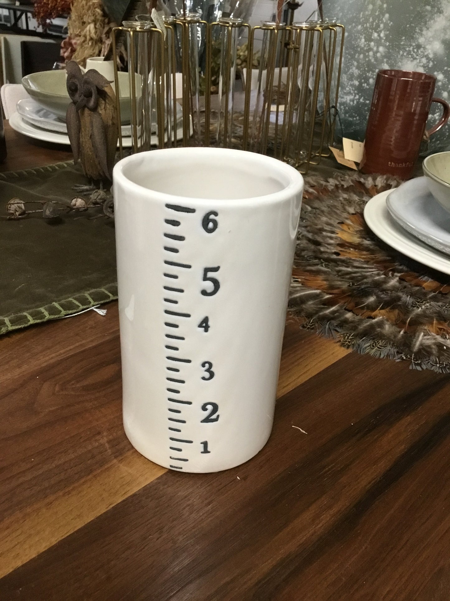 76746-Ha Ruled Cylinder Vase