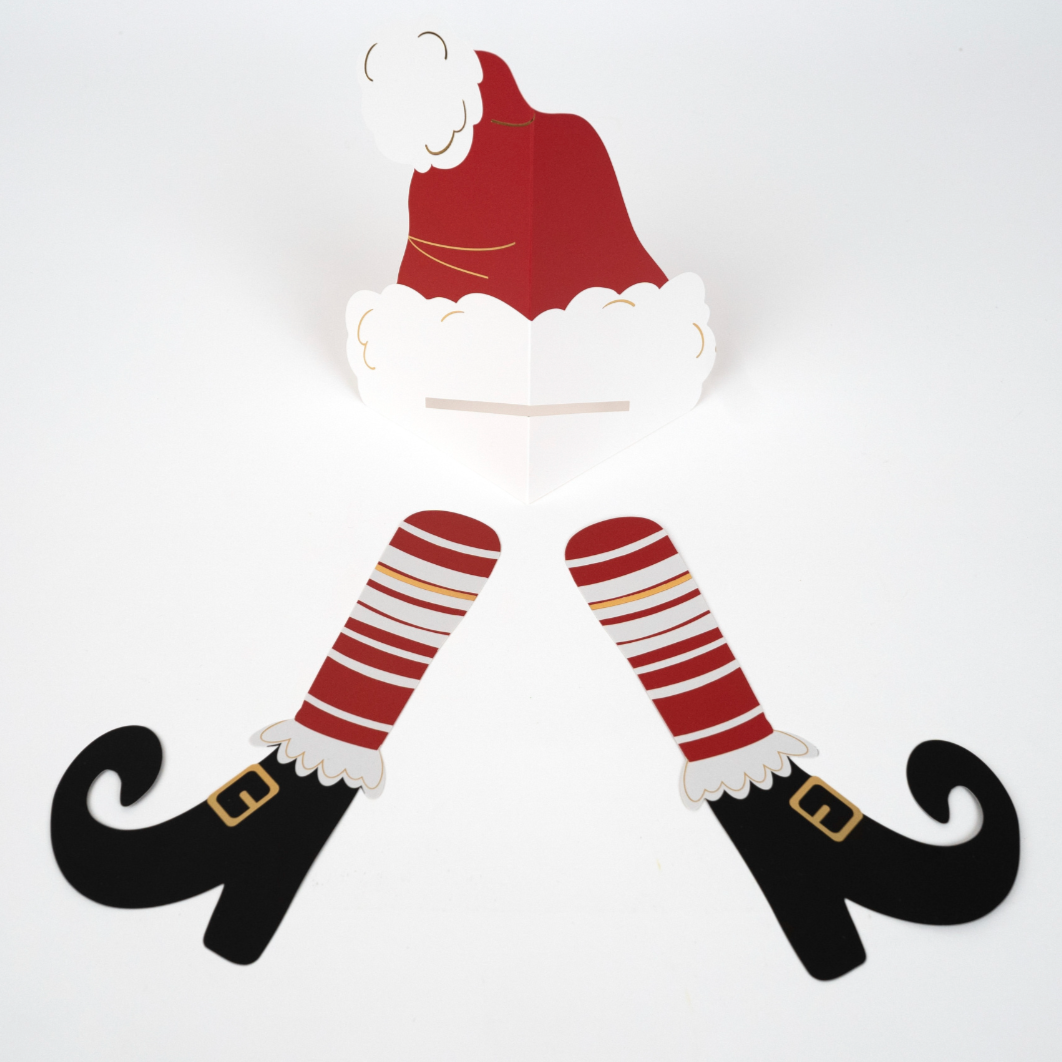 (6) Elf Legs Paper Table Accents