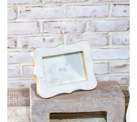 4" X 6" FRENCH CURVE MARBLE FRAME