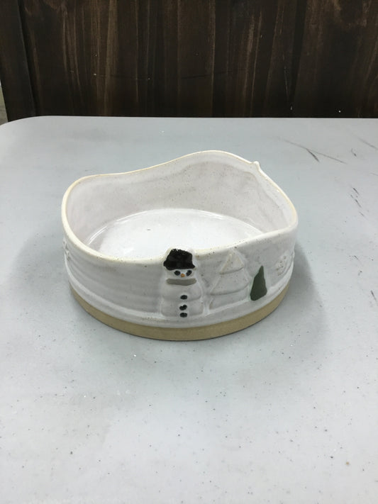 6 2020210400 DEM Snowman Ceramic Stacking Bowl 3 Sizes