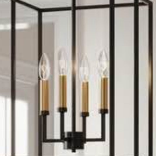 6 Four light pendant