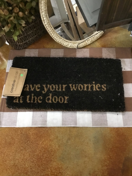 DF5432 Doormat - Leave Your Worries
