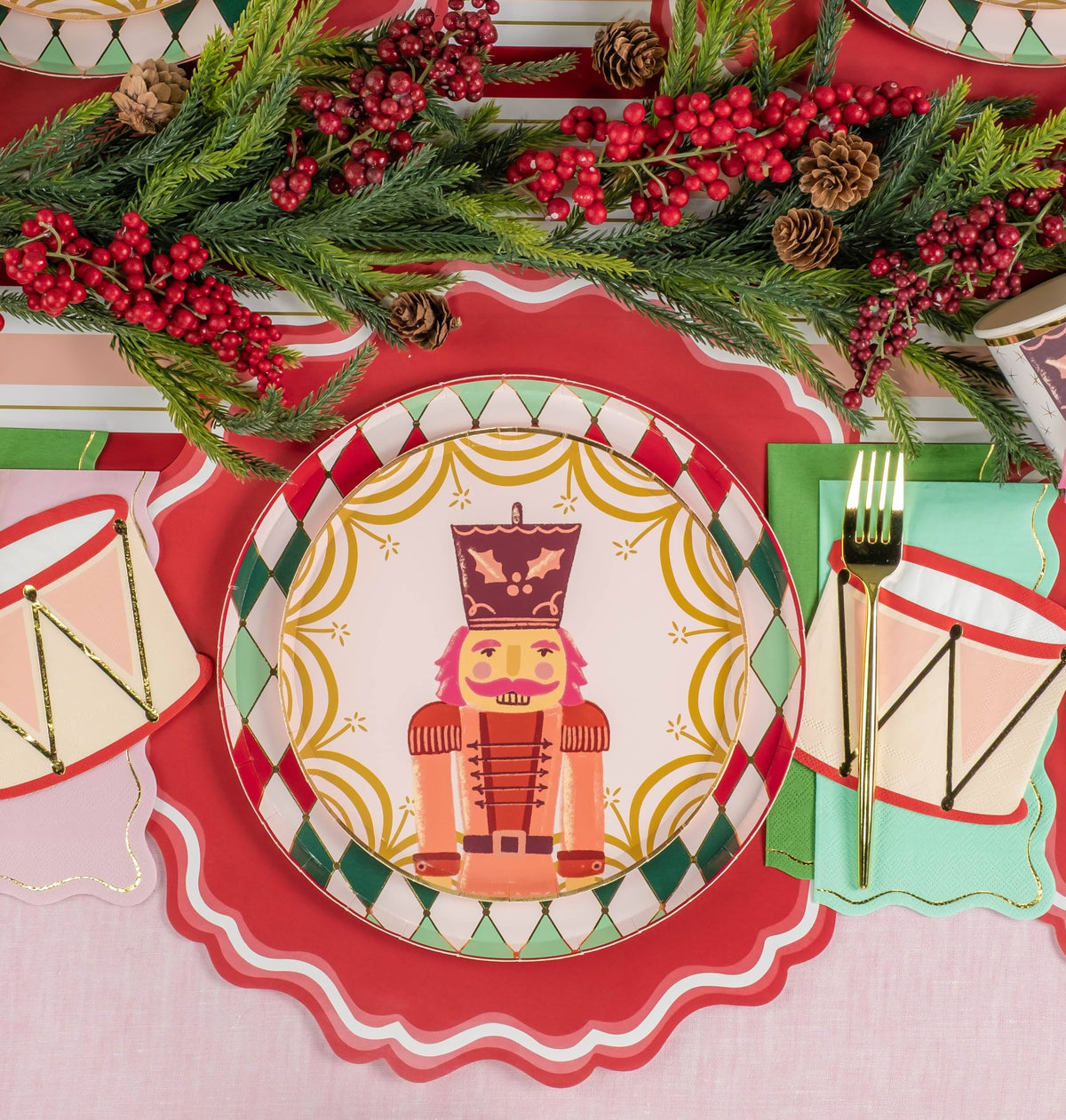 6 Nutcracker Dessert Plate