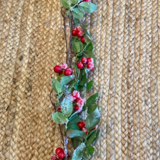 6 EC426024 41" Hanging Berry leay Stem