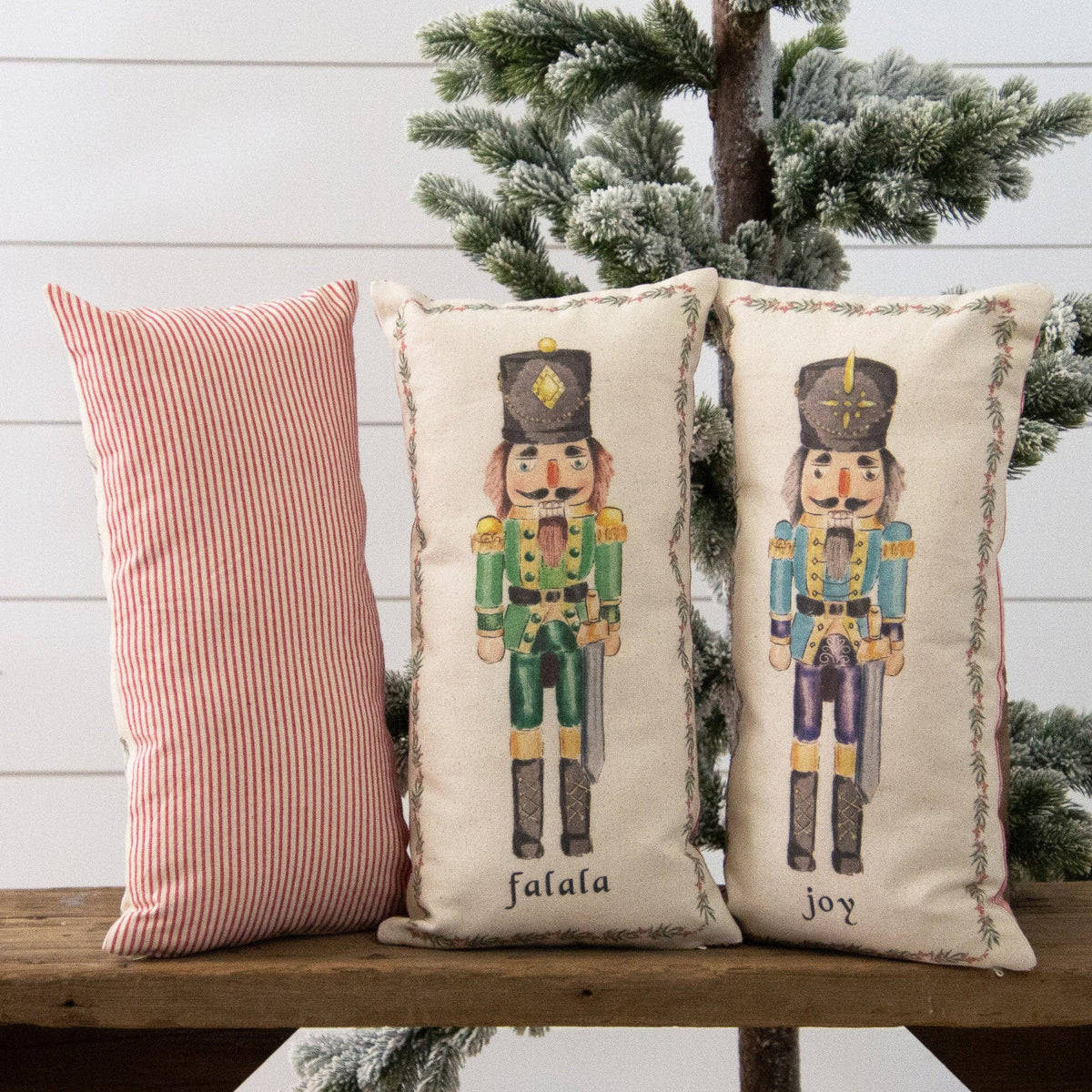 Pillow Christmas Nutcrackers