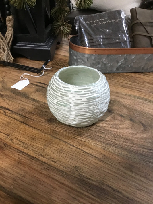 PDNC043 4" Mosaic Candle Ball