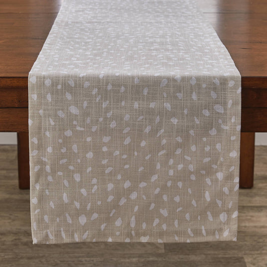 2695-135 Fawn Printed Table Runner 72"L