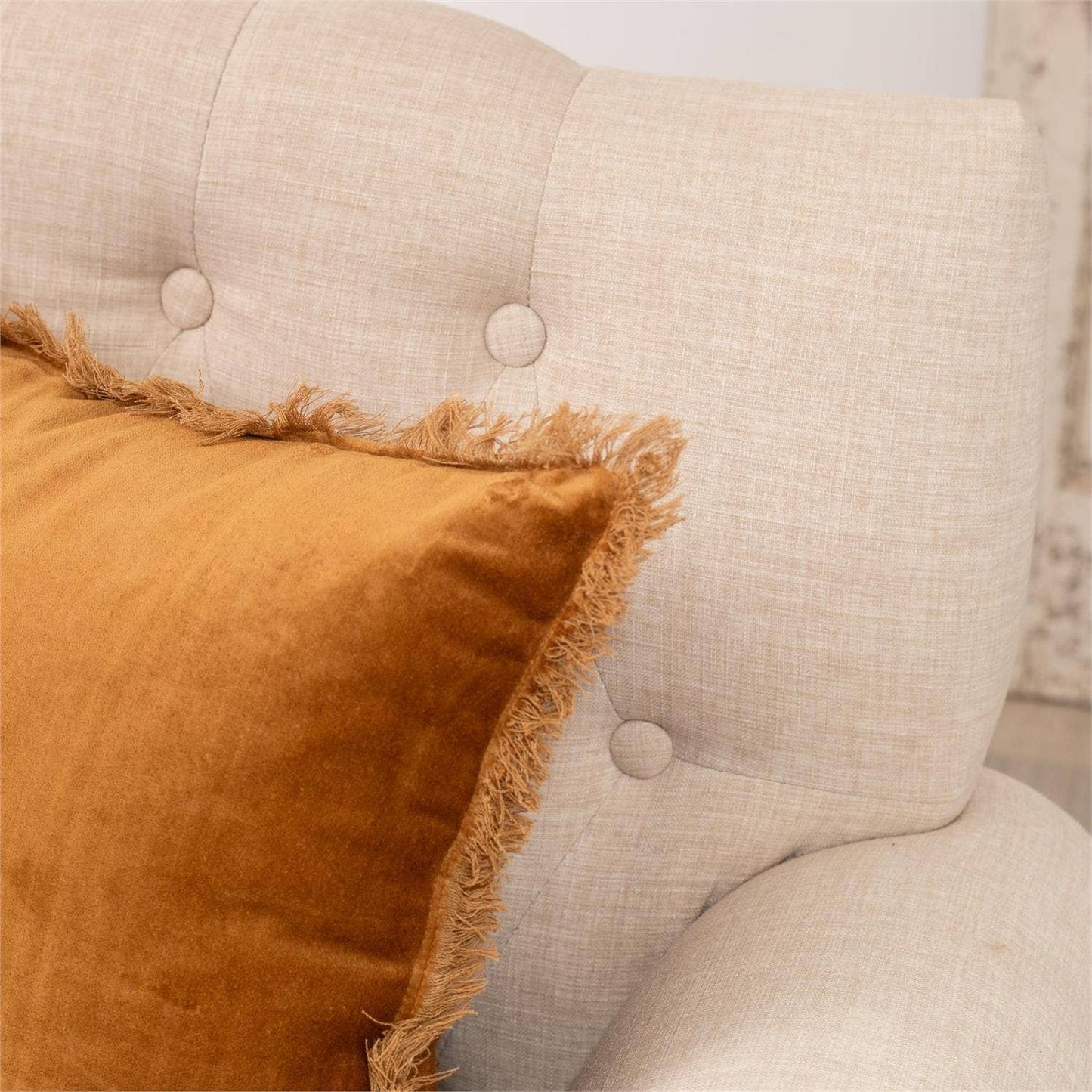 6 Pillow - Velvet, Rust                                 (25)